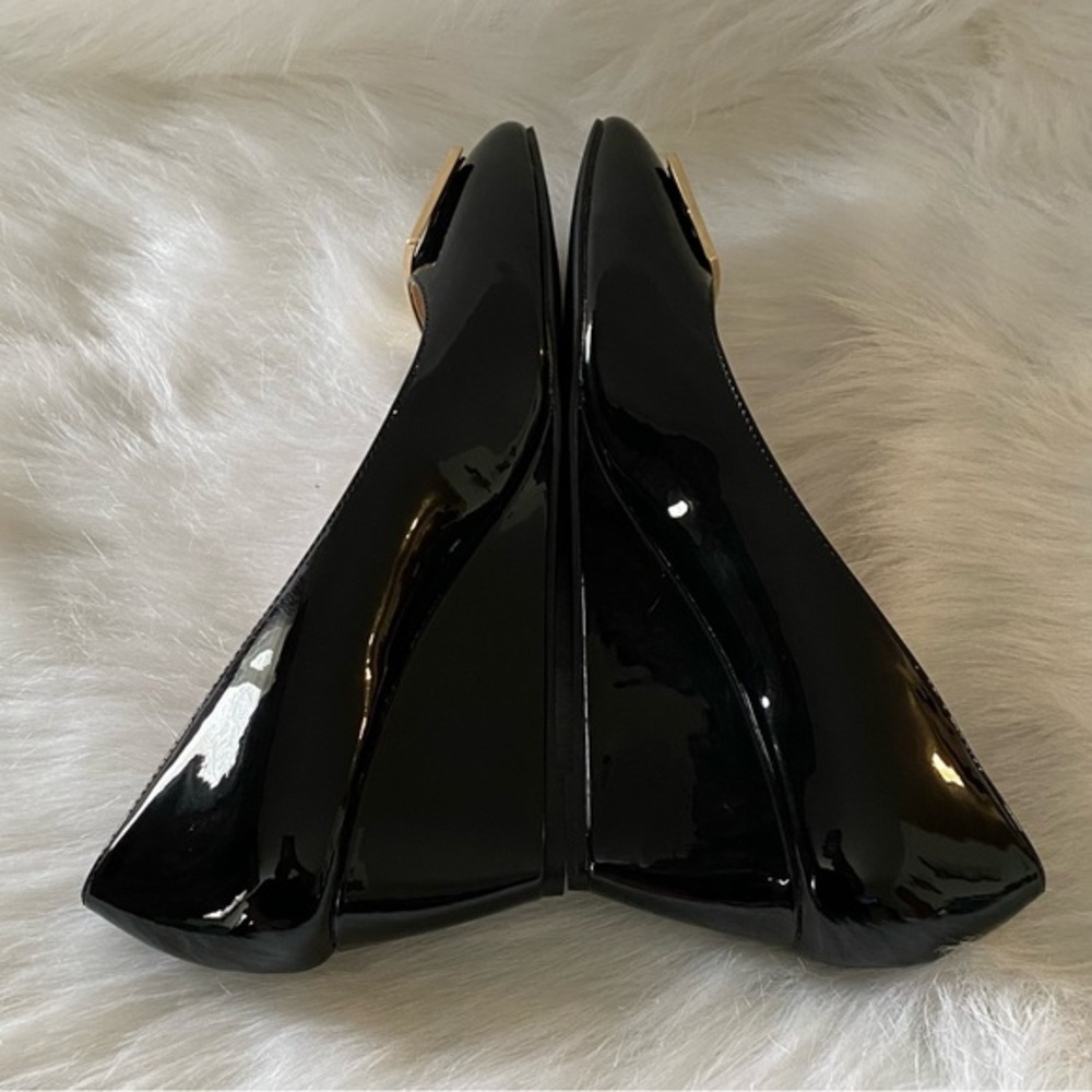 BayQ Women’s Black Slip On Shoes Size 10 Whimsigoth Buckle New - Picture 10 of 10